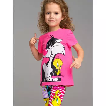 Playtoday Футболка для девочек Be positive kids girls 12342052