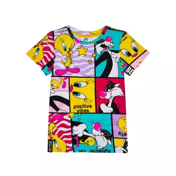 Playtoday Футболка для девочек Be positive kids girls 12342054