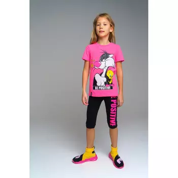 Playtoday Футболка для девочек Be positive tween girls 12341028
