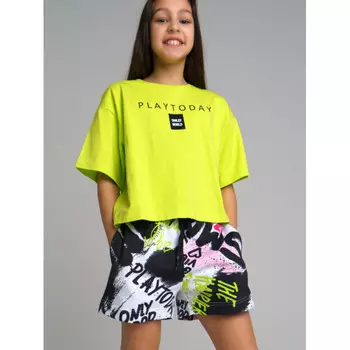 Playtoday Футболка для девочек Just smile tween girls 12321145