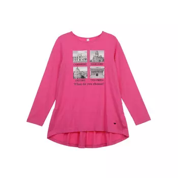 Playtoday Футболка с длинным рукавом для девочек College Style tween girls 32221378