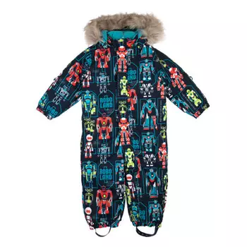 Playtoday Комбинезон текстильный с полиуретановым покрытием для мальчиков Robots newborn-baby boys