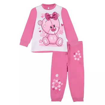 Playtoday Комплект для девочки (Толстовка и брюки) Teddy 12329098