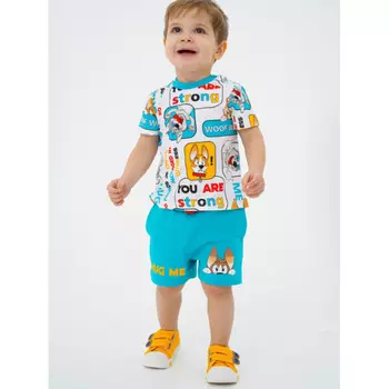 Playtoday Комплект для мальчиков Best friend baby boys (футболка, шорты) 12313059