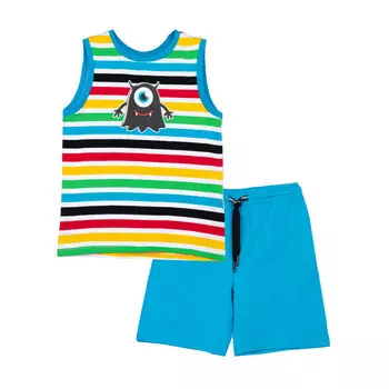 Playtoday Комплект трикотажный для мальчиков: футболка, шорты Monsters kids boys 12312167