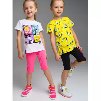 Playtoday Легинсы укороченные для девочек Be positive kids girls 2 шт.