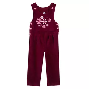 Playtoday Полукомбинезон детский трикотажный для девочки Teddy 12329084