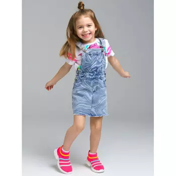 Playtoday Сарафан джинсовый для девочек Digitize kids girls