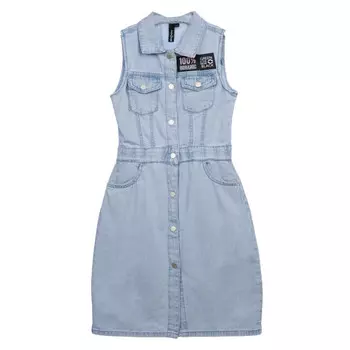 Playtoday Сарафан текстильный джинсовый для девочек 12221120