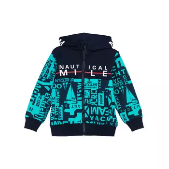 Playtoday Толстовка на молнии из футера для мальчика Repeat kids boys ss23 12312221