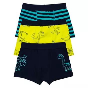 Playtoday Трусы-боксеры трикотажные для мальчиков Home dino night kids boys 3 шт. 12312113