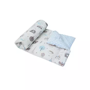 Плед AmaroBaby Растем вместе Индейцы 95х85 см