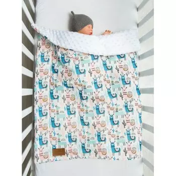 Плед AmaroBaby Растем вместе Ламы