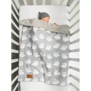 Плед AmaroBaby Растём вместе Совята 95х85 см