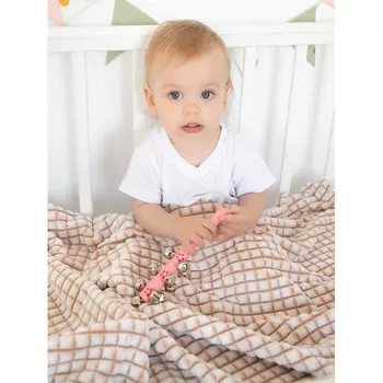 Плед Baby Nice (ОТК) Плед-покрывало Micro Velur 100х118 см