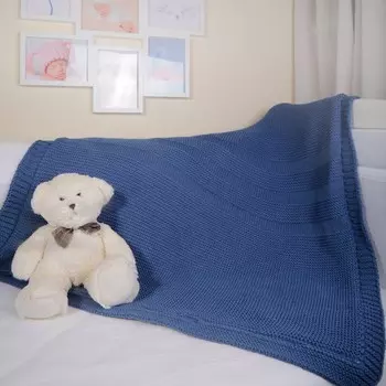 Плед BamBola двусторонний объемный 90х90 см