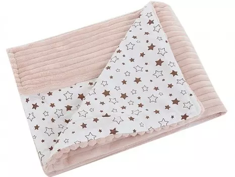 Плед BamBola двусторонний Звезды 90х90 см