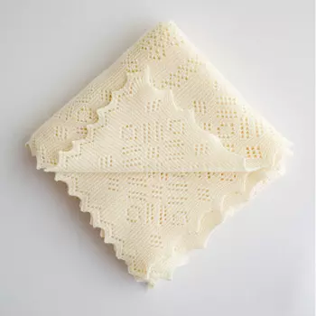 Плед Dusty Miller ажурный Нежность 100х100