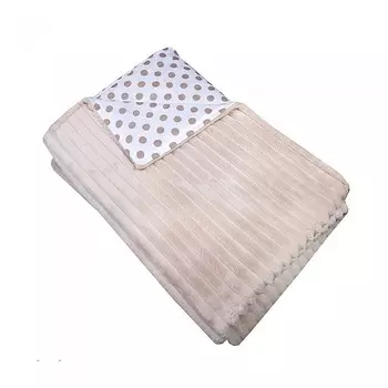 Плед Эдельвейс двухсторонний Горошек 23121 90х90 см