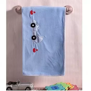 Плед Kidboo Lets Race хлопок/велюр