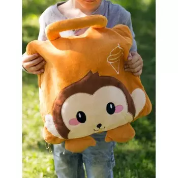 Плед Клювонос Подушка Обезьяна