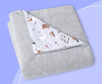 Плед Loombee для новорожденных на выписку 95x85 PV-7433