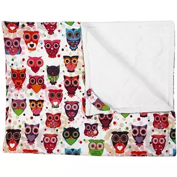 Плед МиМиМи для новорожденных Совы 100х70