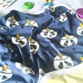 Плед Mjolk Двухстороний Панды 80х80 см