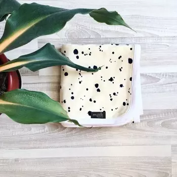 Плед Mjolk двухсторонний Кляксы 80х80 см