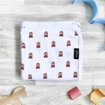 Плед Mjolk Двусторонний Автобусы 120х85 см