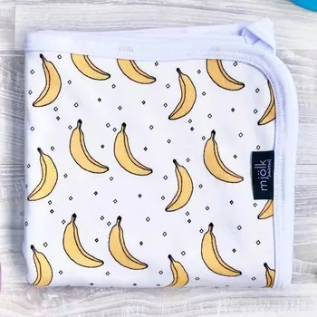 Плед Mjolk Двусторонний Бананы 120х85