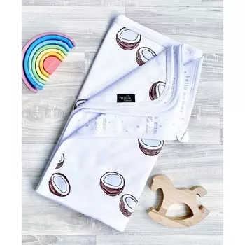 Плед Mjolk двусторонний Basic Кокосы 80х80 см