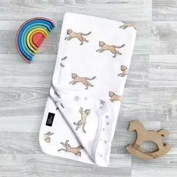 Плед Mjolk Двусторонний Гепарды 80х80 см