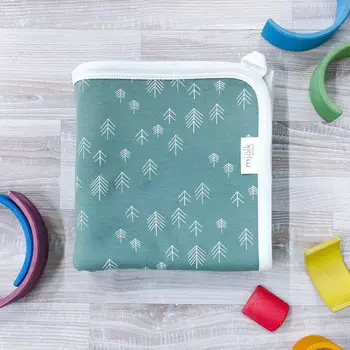 Плед Mjolk двусторонний Ёлочки 120х85