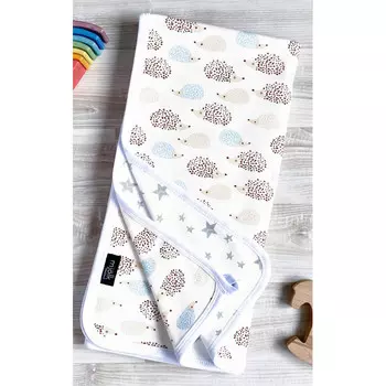 Плед Mjolk Двусторонний Ёжики на экрю 120х85