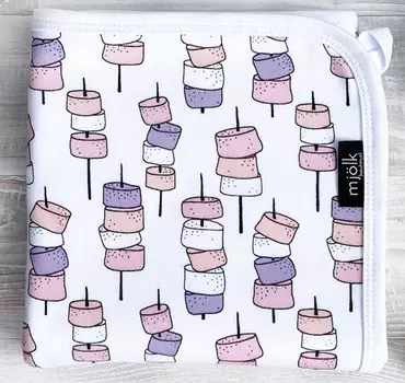 Плед Mjolk Двусторонний Маршмэллоу 120х85