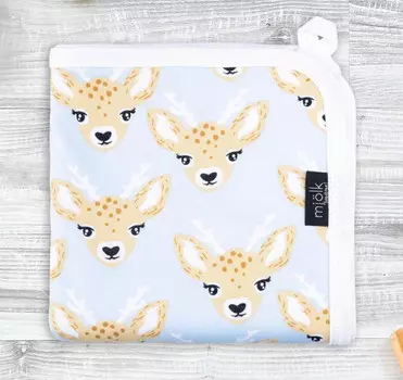 Плед Mjolk Двусторонний Оленята New 80х80