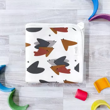 Плед Mjolk двусторонний Птицы 80х80