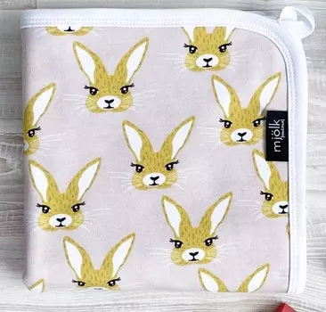 Плед Mjolk Двусторонний Зайчики 120х85