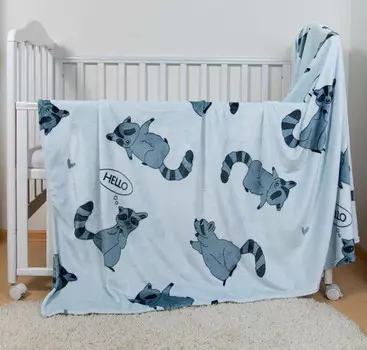 Плед Сонный гномик Еноты 150х200