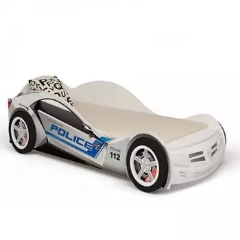 Подростковая кровать ABC-King машина Police 160x90 см