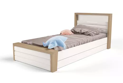 Подростковая кровать ABC-King Mix №2 с мягким изножьем 160x90 см