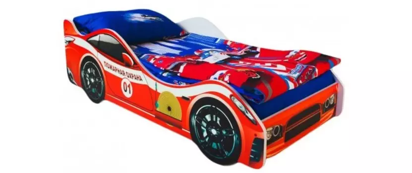 Подростковая кровать Бельмарко машина Пожарная охрана
