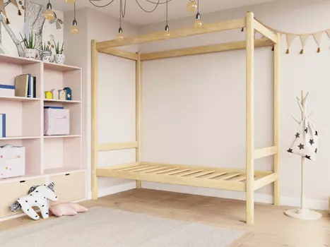 Подростковая кровать Green Mebel с балдахином Лео 70х160