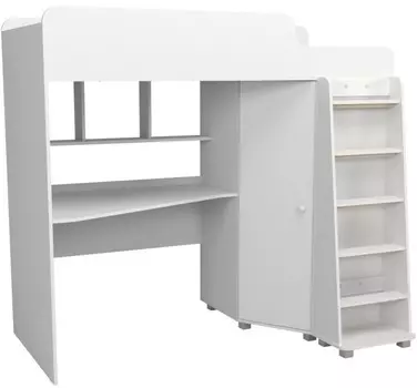 Подростковая кровать Капризун 5 чердак с рабочей зоной