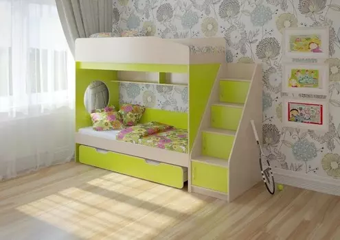 Подростковая кровать Легенда Трехъярусная 10.5