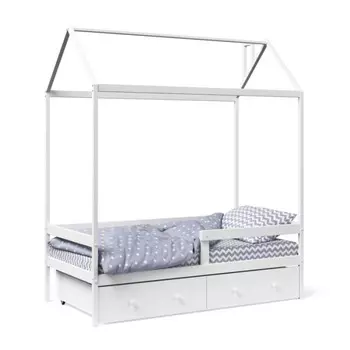 Подростковая кровать Можга (Красная Звезда) Домик Р424