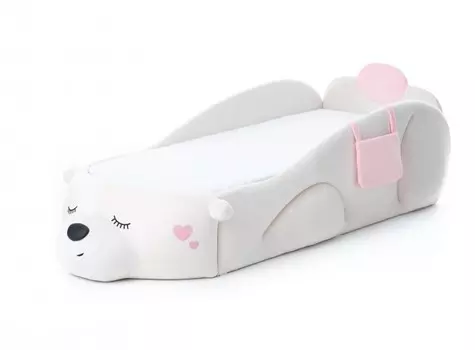 Подростковая кровать Romack Мишка Masha с кармашками и матрасом