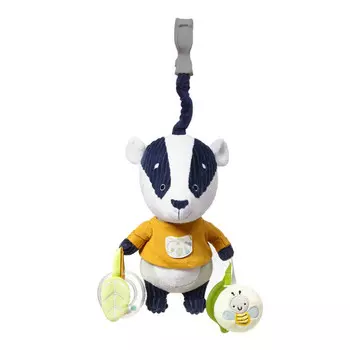 Подвесная игрушка BabyOno с прорезывателем и пищалкой Барсук Edmund