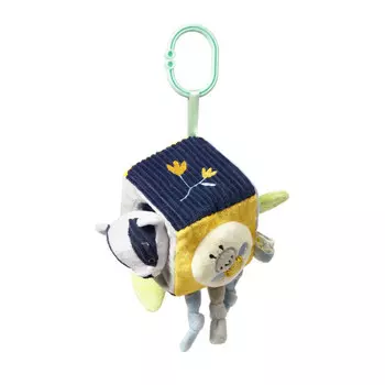 Подвесная игрушка BabyOno Сенсортный кубик Woodlend